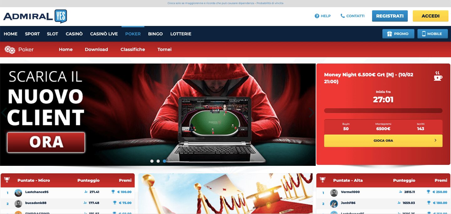 Admiralyes Poker Home