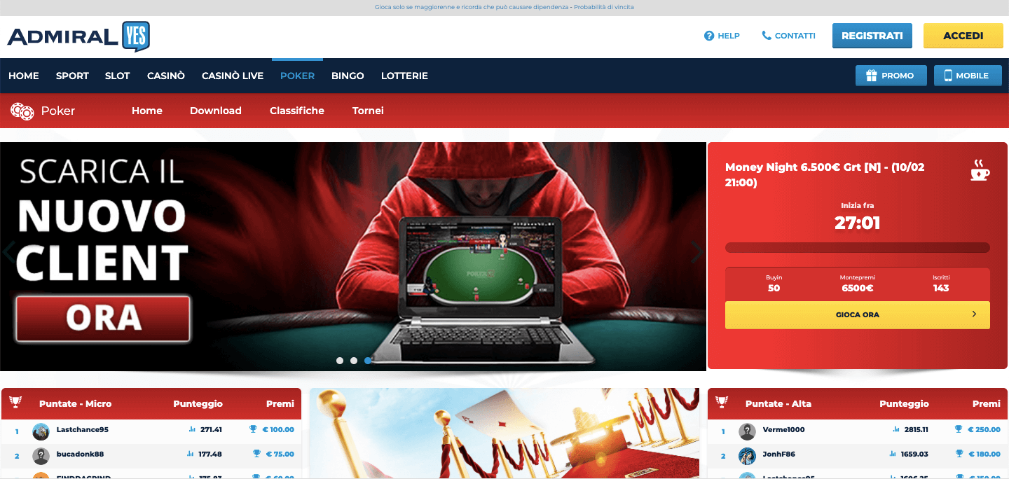 Admiralyes Poker Home