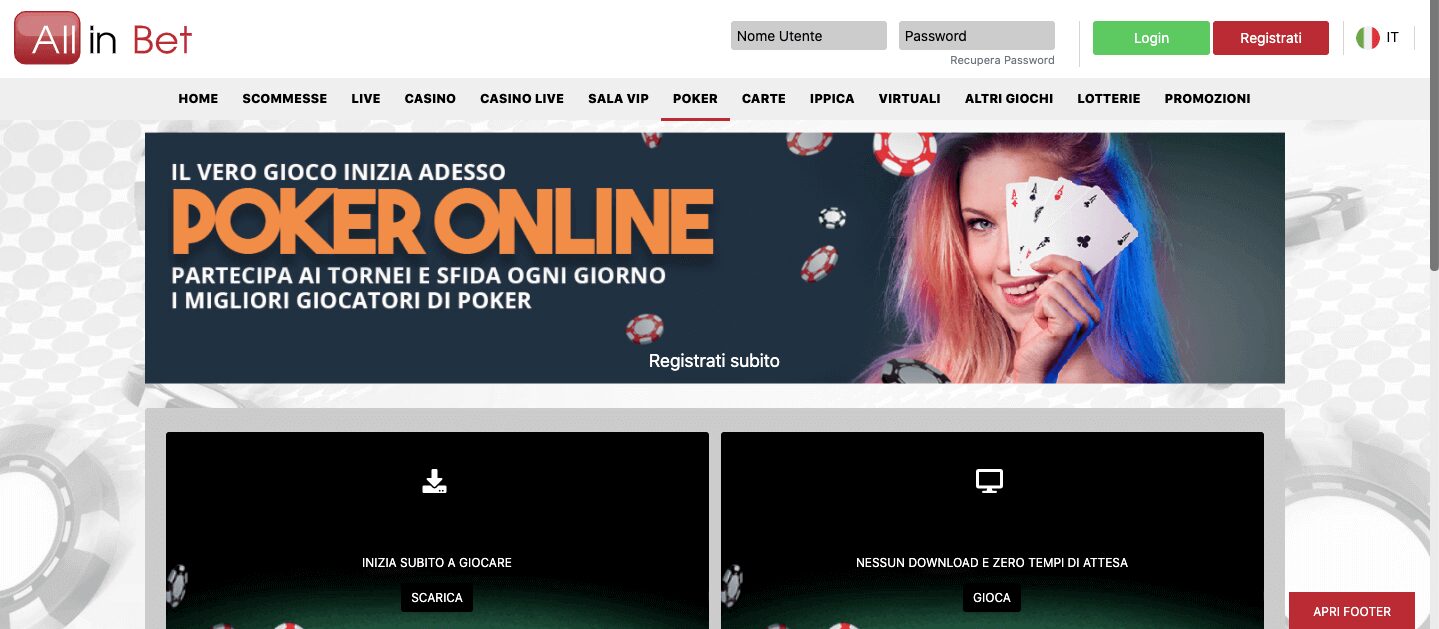 Allinbet Poker Home