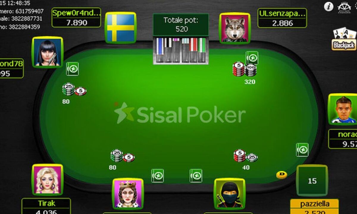 Sisal Poker Tavolo