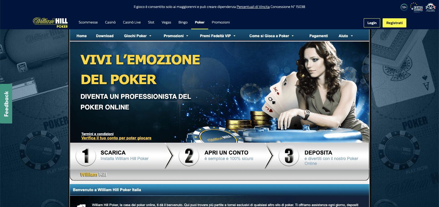 William Hill Poker Home