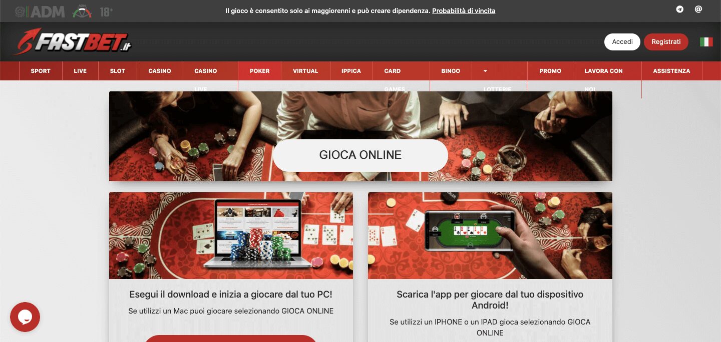 Fastbet piattaforma