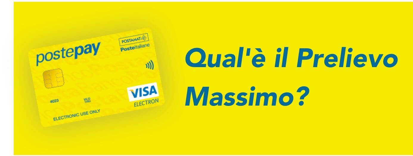 i limiti di prelievo di una postepay