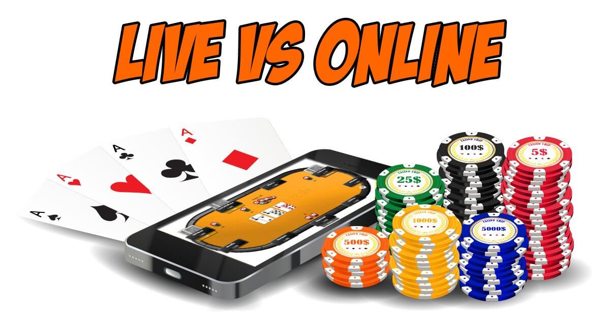 le differenze tra il poker online e il poker live