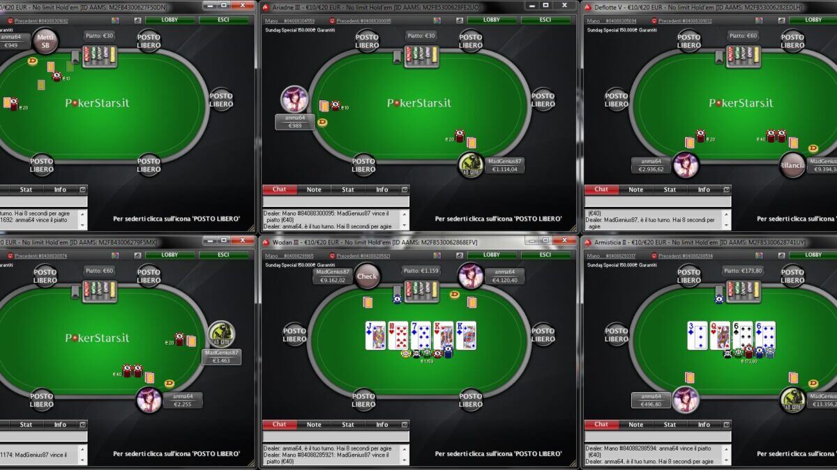 Come imparare a multitablare a poker