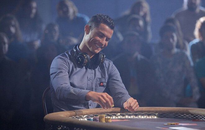 Cristiano Ronaldo tra poker e pallone