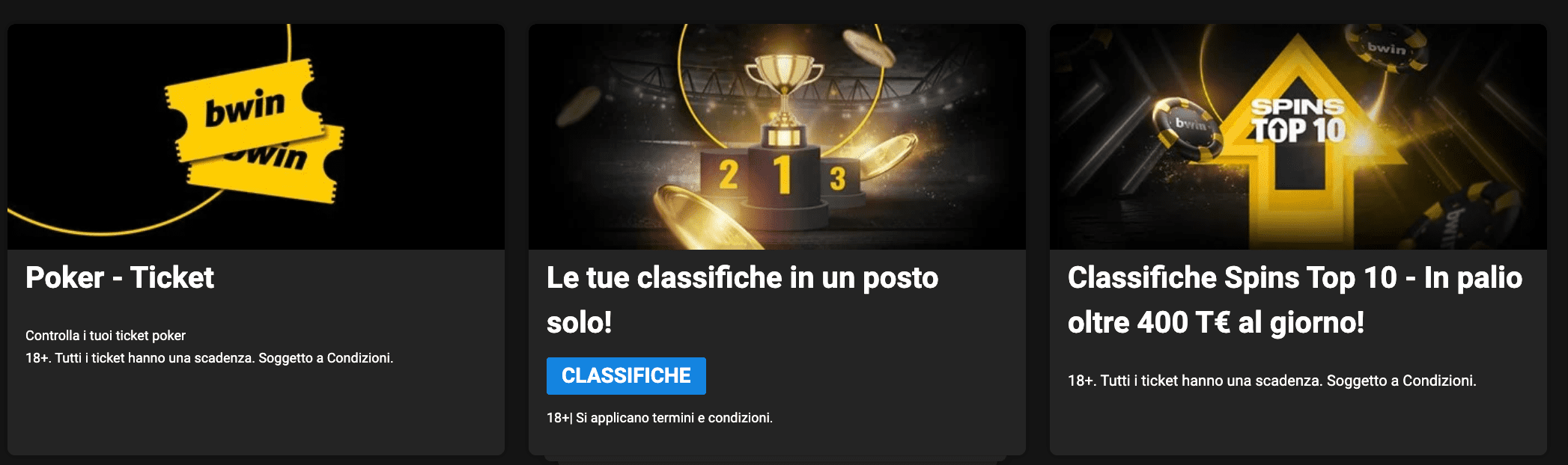 Bwin Poker Bonus Benvenuto