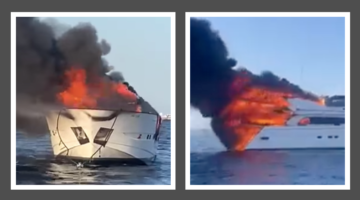 Incendio sullo yacht di Diego Gomez Gonzalez, cosa è successo